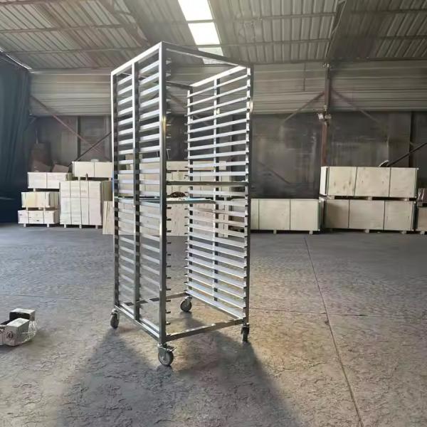 Buy cheap 304 Stainless Steel Bakery Rack Trolley For Baking Single Row Double Row from wholesalers