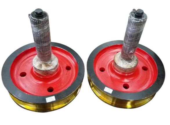 Buy cheap Wheel Set Crane Spare Parts , Construction Machinery Bridge Crane Wheels from wholesalers