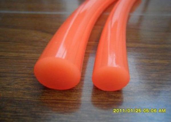 Buy cheap Polyurethane PU orange smooth round belt / High tensile strength Polyurethane Round Belt from wholesalers