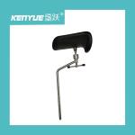 Black PU Metal Stainless Steel Obstetric Leg Holder For Hospital Beds