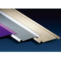 Buy cheap 100mm Height Metal Ceiling Channel , Shops Aluminium Ceiling Tiles Sound product
