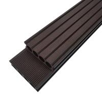 Buy cheap Anti Slip 140*25mm Round Hollow Wood Plastic Composite Decking product