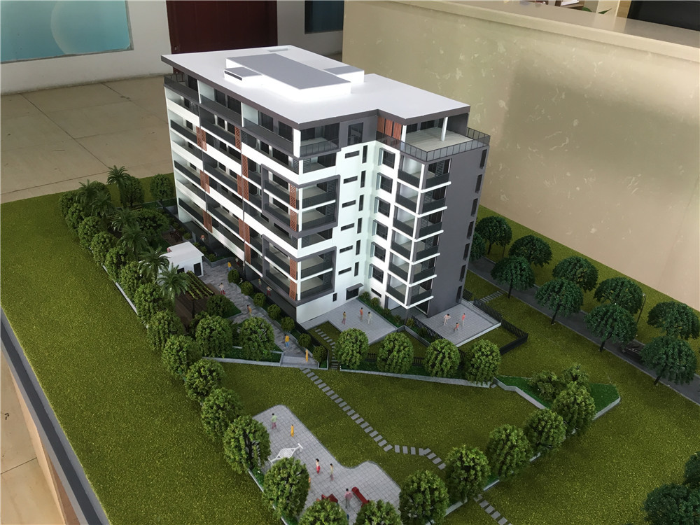Acrylic Plastic Residential Building Model For Real Estate Display 1 . 2 * 1M