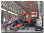 43.5 Meters Suction Cutter Crown Type Sand Dredging Ship Vessel Equipment For