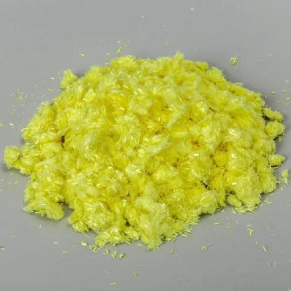 Buy cheap Yellow Micro Fiber Polyester Long Staple Fibre For Nonwoven Using from wholesalers