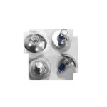 Passivated Anti Loosening Screw 6061 Aluminum Material M6x10mm Size