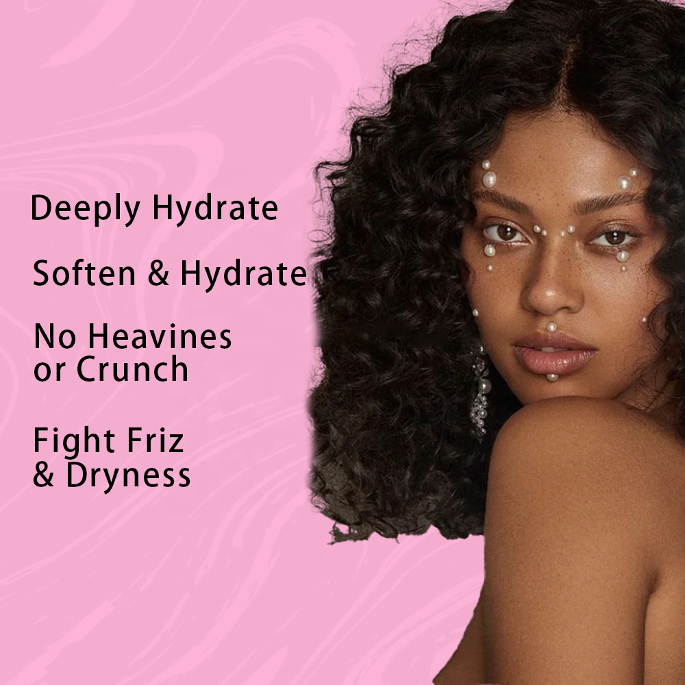 16oz Organic Curl Hair Gel Enhancers for Defining Moisture and Curls Medium Hold
