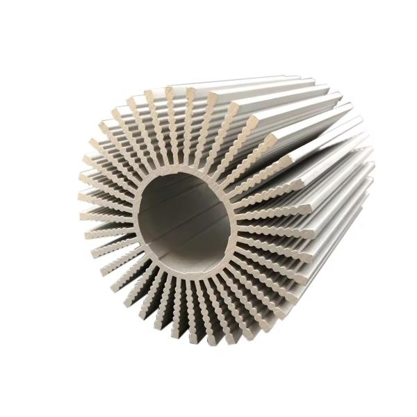 Buy cheap Circular Round Extruded Aluminum Heatsink 6000 Series Led Aluminium Heat Sink from wholesalers