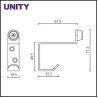 Buy cheap 19.5 MM Door Fitting Hardware / Security Door Accessories EN1634-1 from wholesalers
