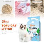 High Absorbency Tofu Cat Litter Lightweight Soft Cat Litter Dust Free