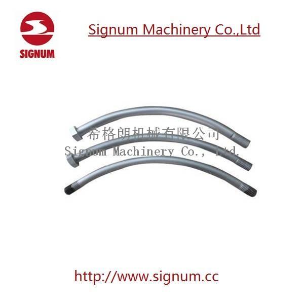 Clip Bolt for Rail Fishplate, High Quality Curve Spear Tunnel Bolt for Concrete