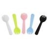 Buy cheap Plastic Salad Fruit Dessert Forks New Arrival Food Grade Disposable Clear Fork Spoon from wholesalers