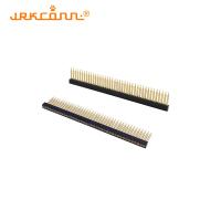 Buy cheap Round Hole Pitch 2mm 180degree Female Pin Header Connector Single Row Header product
