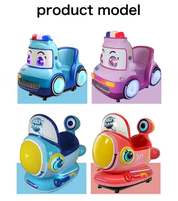 Dreamland High-end MP5 kiddie ride HD screen kids train kiddie rides on car coin operated rocking games machine for children