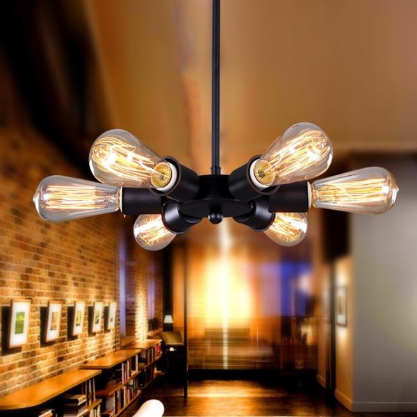Buy cheap Ferris wheel chandelier Vintage Metal Edison lighting American 6 lights sputnik chandelier(WH-VP-110) from wholesalers