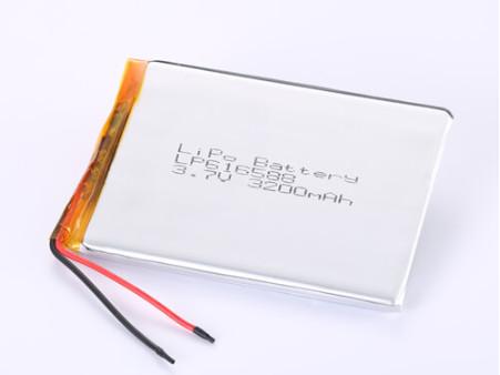 LP616588 3.7V 3200MAH li ion battery manufacturers Customized Connector Type