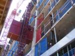 Waterproof Passenger Material Hoist Easy Operation Completely Against Rust