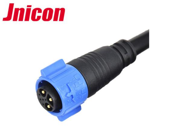 Multi - Pin 3 + 5 Pin Waterproof Plug Connectors , IP68 Outdoor Push Lock