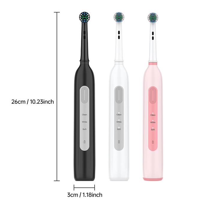 BX11 Rotating Toothbrush IPX7 Waterproof Round Head Rechargeable Adult sonic Toothbrush