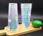 U Shaped Creative Disposable Glitter Cup, Beverage Juice Coffee Tea Takeaway