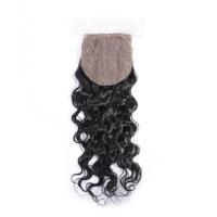 Buy cheap Brazilian 4x4 Silk Base Closure Water Wave Silk Base Lace Frontal Closure product
