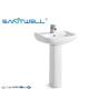 Buy cheap Uniform Glazed Bathroom Pedestal Basins , Ceramic classic pedestal basin from wholesalers