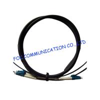 Buy cheap FTTA Fiber Optic Patch Cable LC 2 Core With Armored Tube High Tensile Strength product