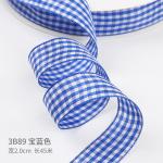 Manufacturer wholesales 2cm Scottish plaid ribbon, plaid ribbon, British ribbon,