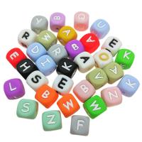 Buy cheap 12MM Baby Chew Stress Relief Fidget Toys Non Toxic BPA Free Silicone Alphabet product