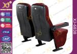 Strong Durable 3D Movie Theater Chairs Floor Fixed With Folding Cupholder