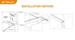 A4500 Drawer Light Customized Length 40*13mm DC12V SMD3014(18PCS) 7.2W 3000/4000