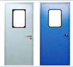 50mm Thick Automatic Cleanroom Swing Door Stainless Steel Hospital Interior
