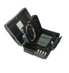 24 SC Port Fiber Optic Termination Box IP65 Splicing Splitter Plastic Black