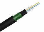 Flexible Design Armored Optical Fiber Cable 2 Core Bow Type Drop Cable