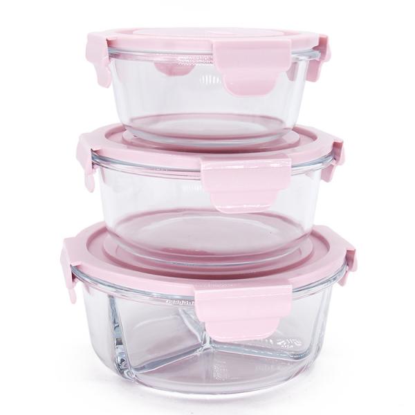 Buy cheap Glass Fruit Bowl Lunch Box Fruit Salad Food Storage Bowl Microwaveand Dishwasher Oven Safe from wholesalers