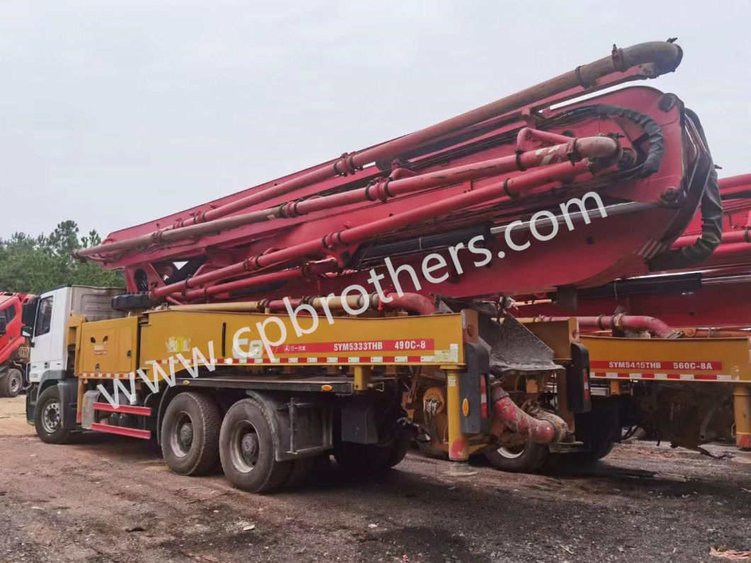 Send Hand Construction Machine 2019 Used Concrete Boom Pump 49m