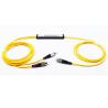 Buy cheap FC UPC 1x2 Fiber Splitter , Fiber Optic PLC Splitter Small Black ABS Box from wholesalers