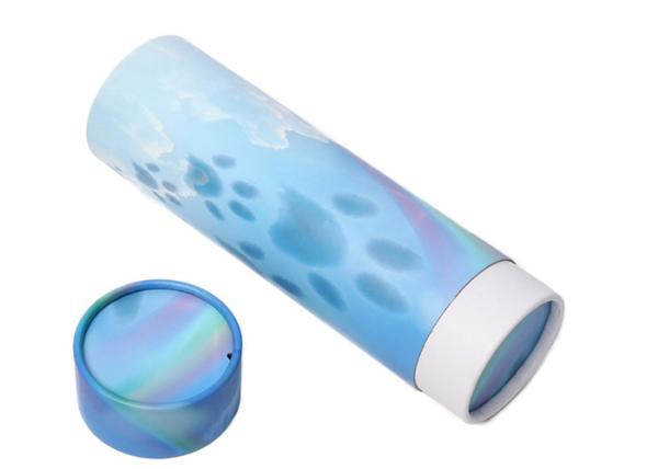 Buy cheap Matte Lamination Paper Tube Packaging Large Diamete Custom Design from wholesalers