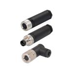 M8 Waterproof Assembly Straight Male Electric Field Assembly Circular Connector