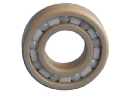 Quality Low Noise 15mm 6002 PEEK Hybrid Ball Bearings for sale
