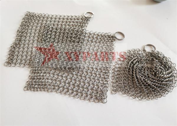 Buy cheap Glass Cup Cleaner Metal Stainless Steel Chain Mail Scrubber Ring Mesh from wholesalers