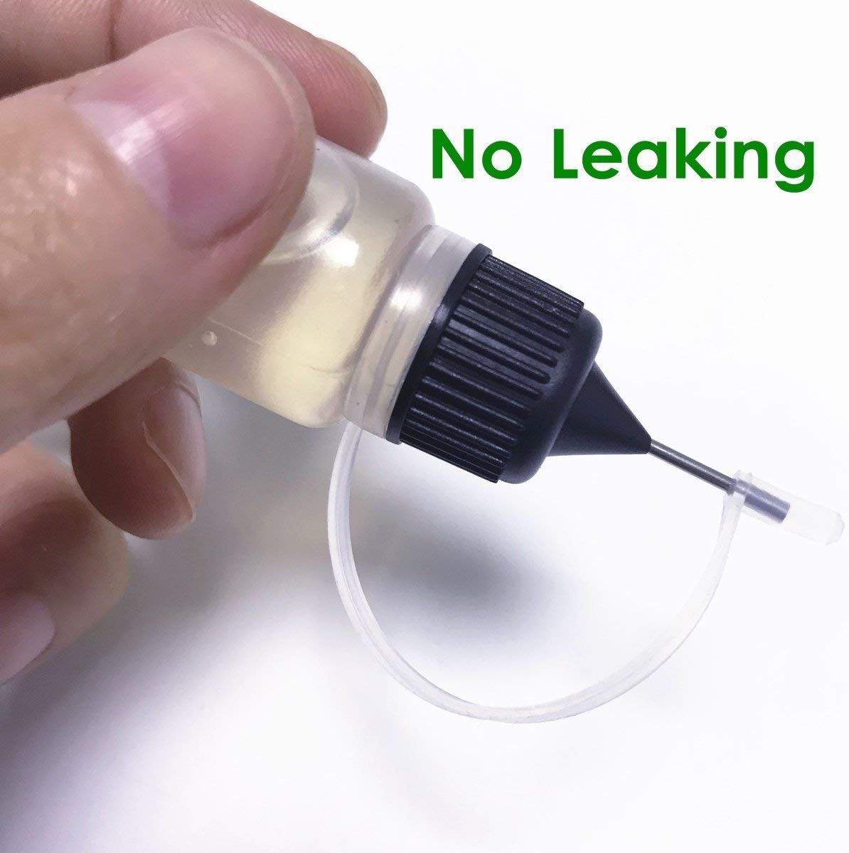 Various Colors Smoke Oil Bottle Sturdy PE Material With Steel Needle Cap