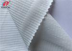 Anti Pilling Stripe 86 Nylon 14 Lycra Fabric Sportswear Material For Trousers
