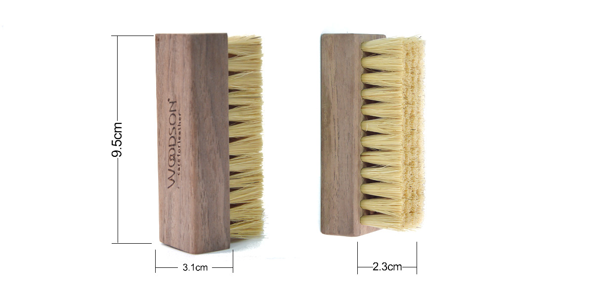 Hog Pig Hair Shoe Cleaning Accessories Soft Bristle Suede Nubuck Brush