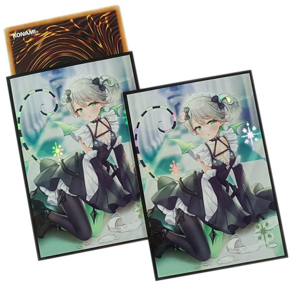 Buy cheap Custom Printed Cartoon Card Sleeve Holographic Art Anime YUGIOH Japanese Trading Card Sleeves from wholesalers