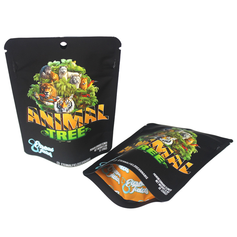 Size Custom Mylar Weed Bags Gravure Printing For Packaging