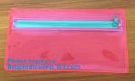 Recyclable Colorful Zipper Slider Bubble Bag Cosmetic Bag,ZipTop Reclosable Pink