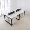 Buy cheap Custom Made Particle Board Office Furniture Computer Table With Resin Flower Pattern from wholesalers