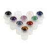 Buy cheap Bamboo Lids Crystal Gemstone 10ml Empty Perfume Roller Bottles from wholesalers