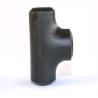 Buy cheap Pure Seamless DIN 2615 Metal Pipe Tee Black Painting 48 Inch 3 Way Tee Fitting from wholesalers